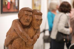 GLS Trebnje, odprtje razstave Hlebinska naiva 24102019, foto Alenka Strazisar Lamovsek (14)